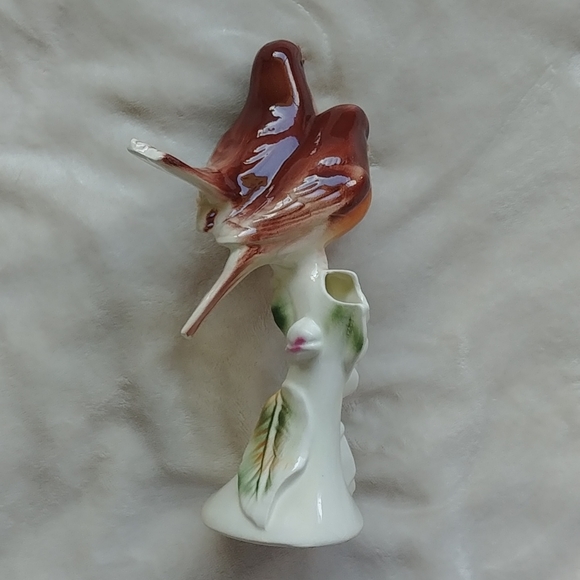 Vintage ceramic bird robin bud vase - Picture 4 of 11